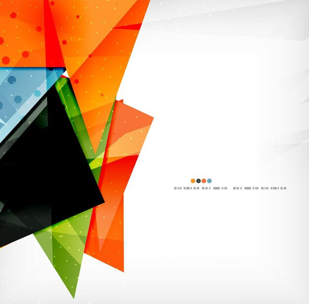 Wallpaper #A2er6ZIBSpphPi3-kEO4309 Premium Vector Modern 3D Glossy Overlapping Triangles