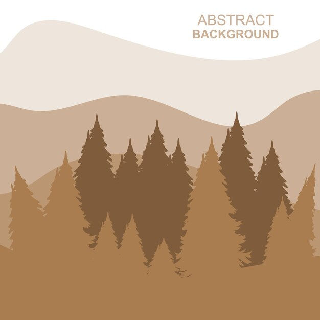 Wallpaper #qh0TLZMBlOZrFDOkGc5n180 Premium Vector Abstract Forest Mountains Vector Illustration