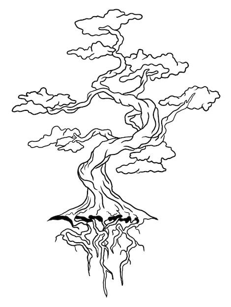 Wallpaper #jWdLE5MBSpphPi3-Rv-o311 Bonsai Tree Drawing