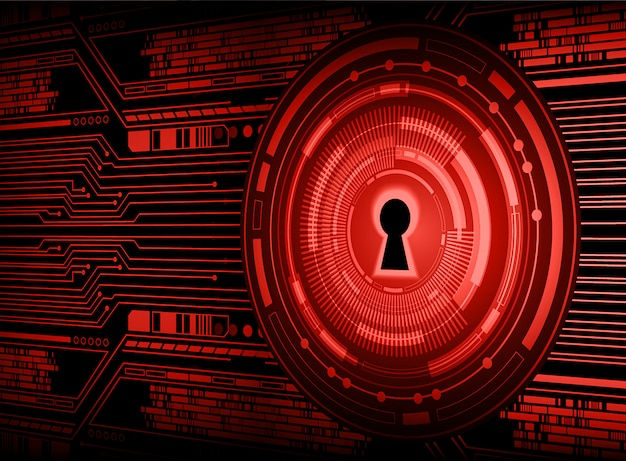 Wallpaper #ChDFYZMBgfYVyjoKzRzr53 Premium Vector Closed Padlock on Digital Background Red Cyber Security