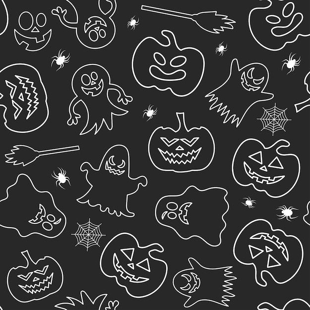 Wallpaper #MPSwOZMBKFX8bn3r33ez279 Premium Vector Seamless Vector Pattern for Halloween Design Halloween