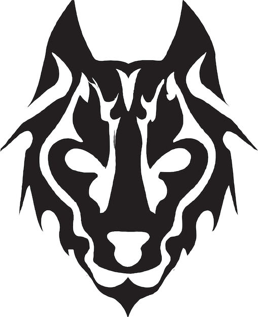 Wallpaper #4h3xLJMBlOZrFDOkhswd186 Premium Vector Abstract Wolf Silhouette Icon