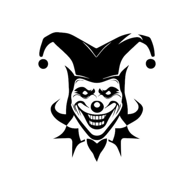 Wallpaper #_0C5MZMBJhL2WPbay8f5160 Premium Vector Joker Vector Design Black Icon Joker