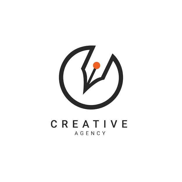 Wallpaper #EVhQNJMBzN9vxX34wTwW221 Premium Vector Pen Tool Logo Design Template