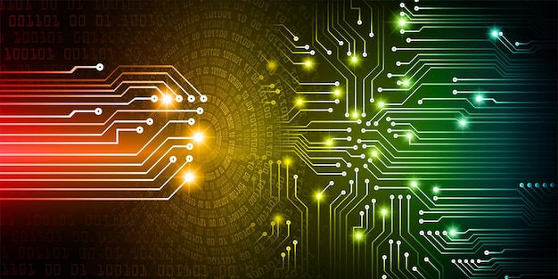 Wallpaper #OIJoQJMB0GiFKesM7cHZ290 Premium Vector Cyber Circuit Future Technology Concept Background