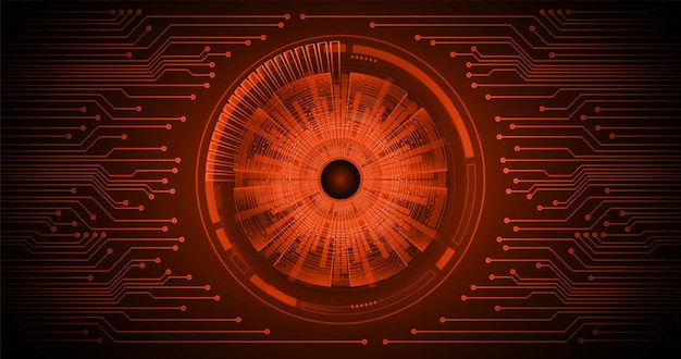 Wallpaper #OIJoQJMB0GiFKesM7cHZ279 Premium Vector Eye Cyber Circuit Future Technology Concept Background