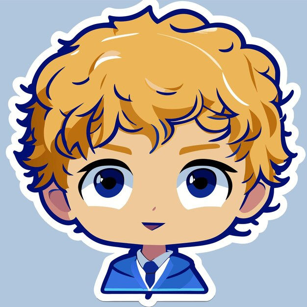 Wallpaper #zrgO3JIBJvJKYCmE5_lC131 Premium Vector Cute Chibi Boy Hand Drawn Cartoon Sticker Icon Concept