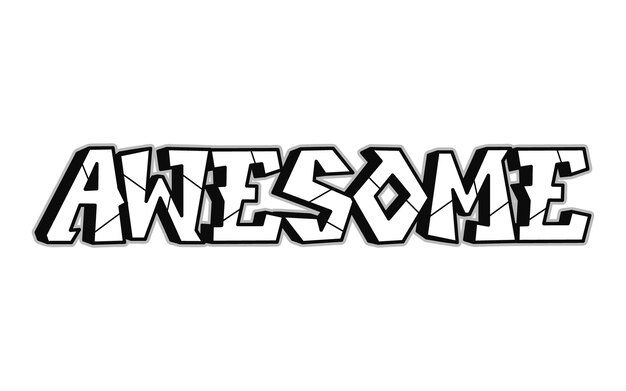 Wallpaper #nWdA85IBSpphPi3-JnTg11 Premium Vector Awesome Word Trippy Psychedelic Graffiti Style Letters