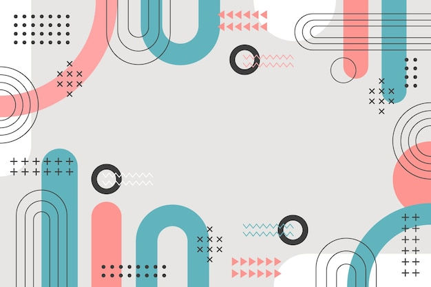 Wallpaper #y2dv6pIBSpphPi3-NEYG185 Premium Vector Abstract Colorful Geometric Minimalist Background