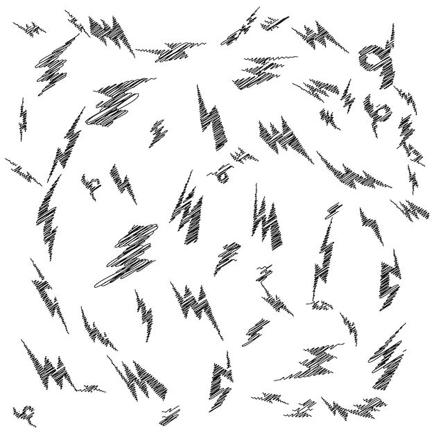 Wallpaper #TmchBJMBSpphPi3-e7at286 Premium Vector Dark Blue Thunder Scribble Pattern