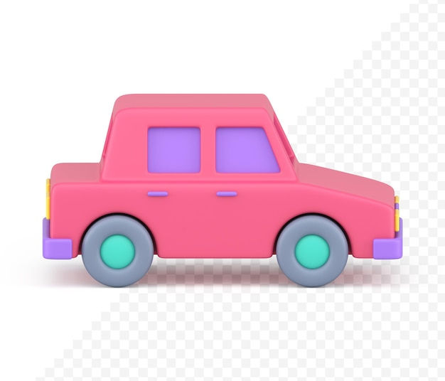 Wallpaper #OmeU-JIBSpphPi3-QYpX148 Premium Psd Cute Pink Car Vehicle Traffic Transportation Side View