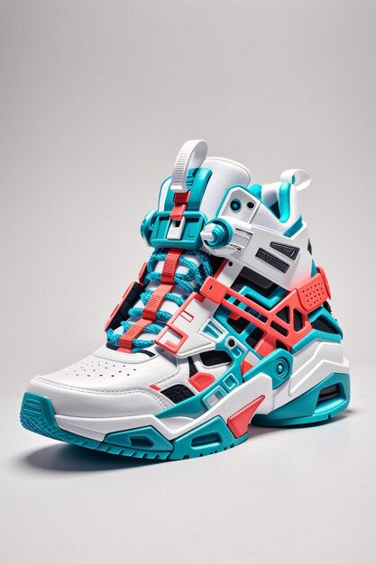 Wallpaper #u_-ya5MB3lSXT3zUG-iX149 Premium AI Image Cyberpunk Sneakers Isolated Background