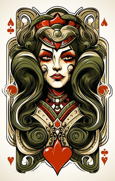 Wallpaper #n2fA7pIBSpphPi3-gV49386 Premium Photo a Playing Card Joker King Queen from a New Modern