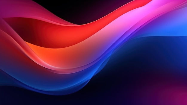Wallpaper #ax0OLZMBlOZrFDOkns6e55 Premium AI Image Red and Blue Abstract Background with a Black Background