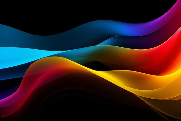 Wallpaper #ax0OLZMBlOZrFDOkns6e64 Premium AI Image Red and Blue Abstract Background with a Black Background