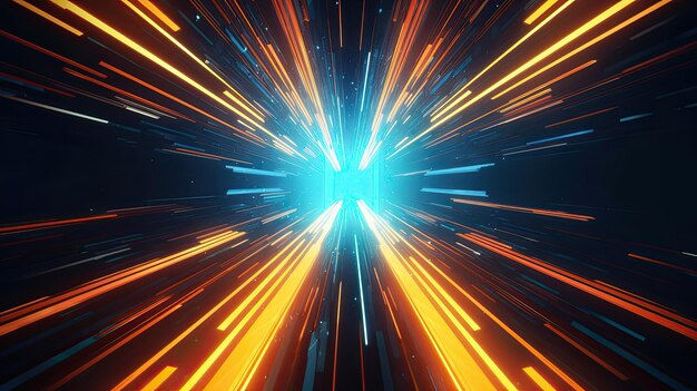 Wallpaper #TzGVNZMB5zzyi_yYJ1cv149 Premium Photo Abstract Blue Neon Light Background with Bright Line