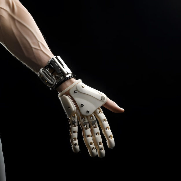 Wallpaper #AfDcf5cBi4JM6agGcSER19 Premium AI Image Bionic Prosthesis a Robotic Bionic Arm Connected to
