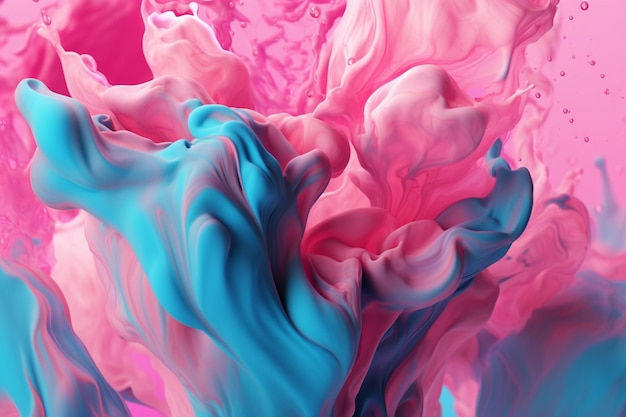 Wallpaper #Z2fA6pIBSpphPi3-eUjf94 Premium AI Image a Pink and Blue Abstract Background with a Pink and