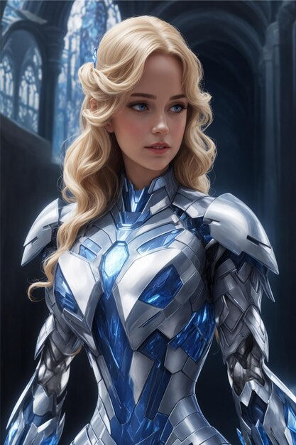Wallpaper #1WcC-5IBSpphPi3-HJIU299 Premium AI Image Cinderella Version of the Iron Man Armor
