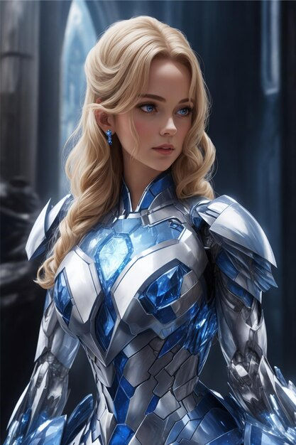 Wallpaper #1WcC-5IBSpphPi3-HJIU295 Premium AI Image Cinderella Version of the Iron Man Armor