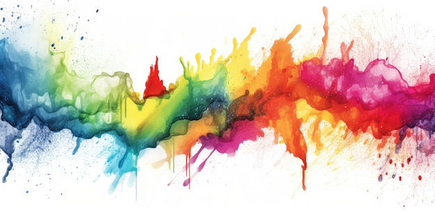 Wallpaper #fmcp65IBSpphPi3-I0r218 Premium AI Image Abstract Colorful Rainbow Color Painting Illustration