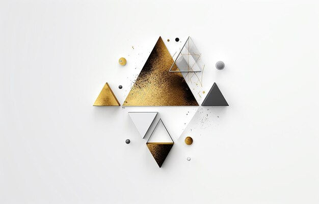 Wallpaper #G2f0-ZIBSpphPi3-oo8n91 Premium AI Image Abstract Geometry Trigonometry Watercolor Gold