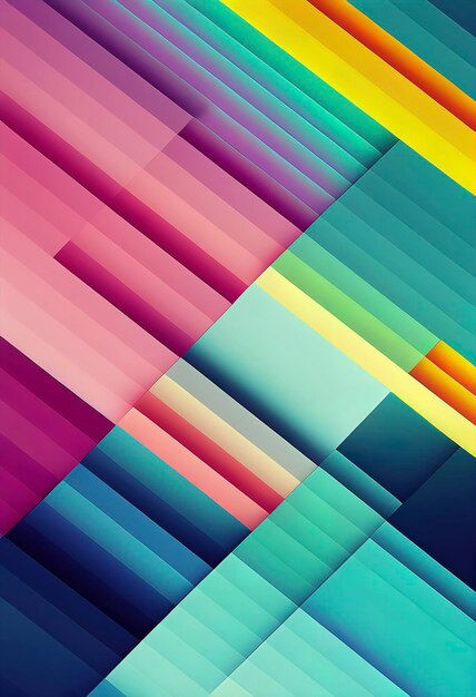 Wallpaper #WL7wKZMByHDW_7MSOmgS165 Premium Photo Abstract Geometric Wallpaper Vibrant Colors Smooth
