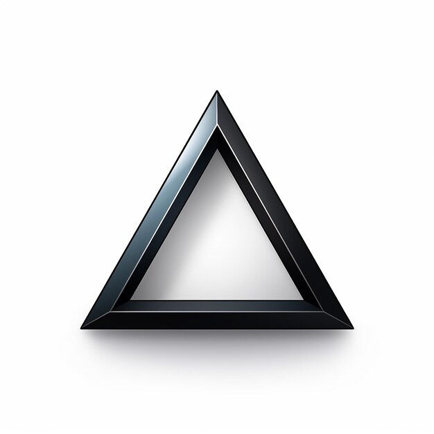 Wallpaper #Dbiz25IBJvJKYCmE9fje206 Premium Photo Simple Triangle Logo White Background