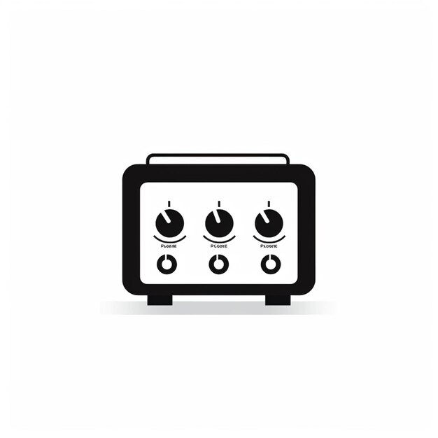 Wallpaper #5mfW8JIBSpphPi3-xmjB231 Premium AI Image There is a Black and White Image of a Toaster with