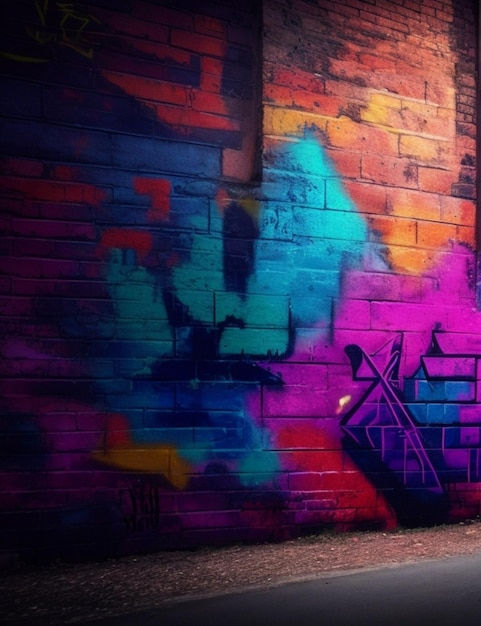 Wallpaper #77568 Graffiti Brick Wall Sublimation Clipart Png 21444163 Png