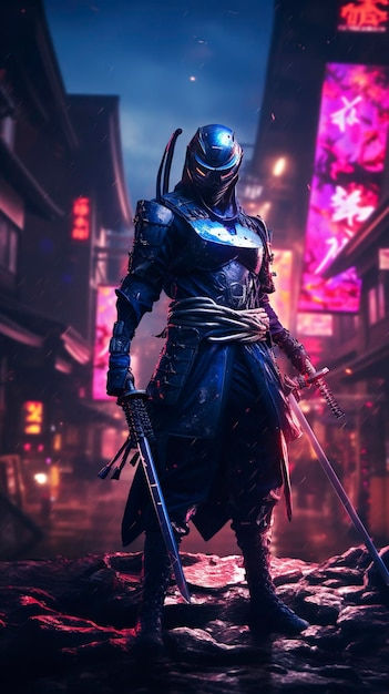 Wallpaper #9CYTmJcBNyflpn9r_YbF30 Futuristic Ninja Wallpaper