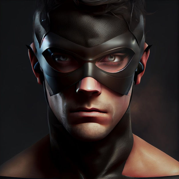 Wallpaper #m2fSBJMBSpphPi3-n7nR131 Premium Photo Realistic Superhero Man with Superpowers 3D Render