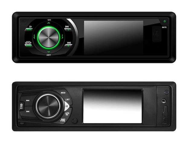 Wallpaper #SWipIJMBSpphPi3-Iy6Y116 Premium Photo Modern Car Audio Systems Isolated