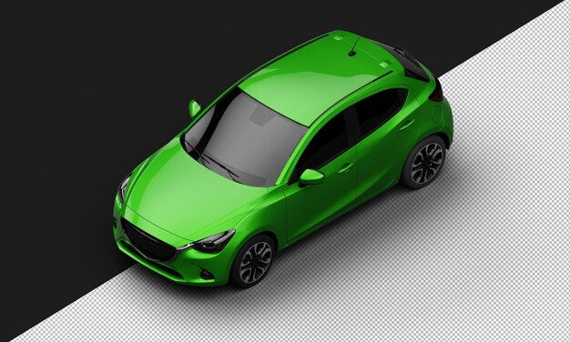 Wallpaper #JWi1IZMBSpphPi3-BTHZ92 Premium Psd Isolated Green Metallic Modern Sport Hatchback Car from