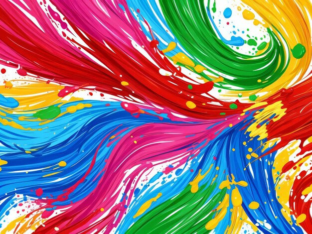 Wallpaper #fmcp65IBSpphPi3-I0r2271 Premium AI Image Colorful and Vibrant Rainbow Color Paint Splash