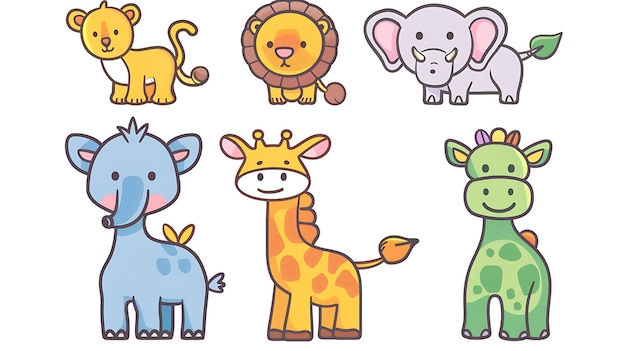 Wallpaper #Kx2eLJMBlOZrFDOkM8tF519 Premium Photo a Cartoon Drawing of a Giraffe and Giraffe