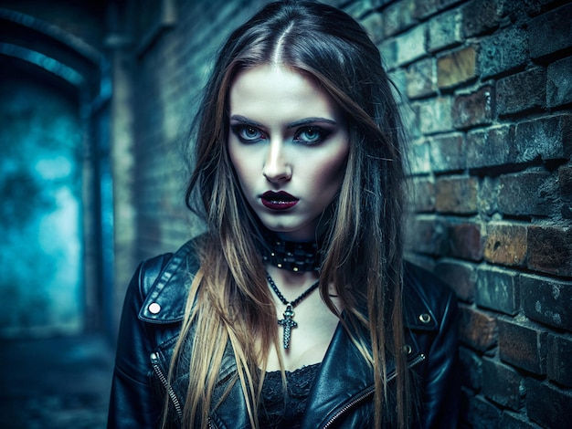 Wallpaper #PPtihJcBx-Hc5Y204K-u183 Premium Photo Gothic Streetwear Fashion Editorial Photo Shoot