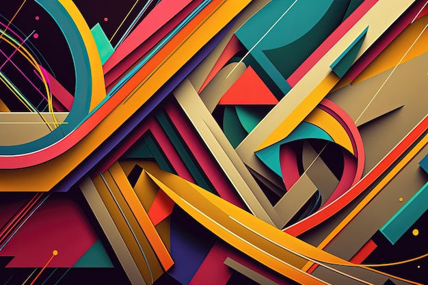 Wallpaper #v2f5DpMBSpphPi3-6exg182 Premium Photo 3D Abstract Background Design with Geometric Shapes and
