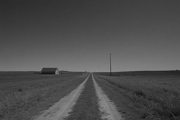 Wallpaper #s7j72JIBJvJKYCmEnurG483 Black Road in Clear Sky Photo Premium AI Generated Image