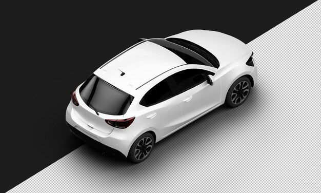 Wallpaper #JWi1IZMBSpphPi3-BTHZ214 Premium Psd Isolated White Metallic Modern Sport Hatchback Car from