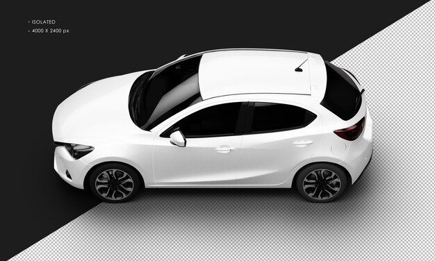 Wallpaper #JWi1IZMBSpphPi3-BTHZ204 Premium Psd Isolated White Metallic Modern Sport Hatchback Car from