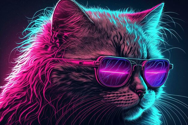 Wallpaper #khp8TpMB1yWOL4qgen0L131 Premium Photo Design in the Style of the 80s Futuristic Synthesizer