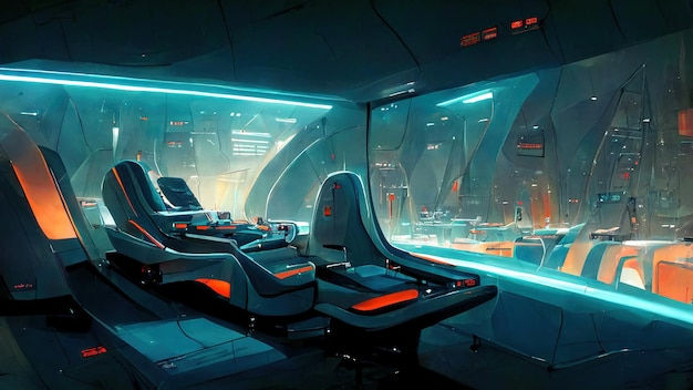 Wallpaper #r7gj2JIBJvJKYCmEhOZY127 Spaceship Interior Concept Art