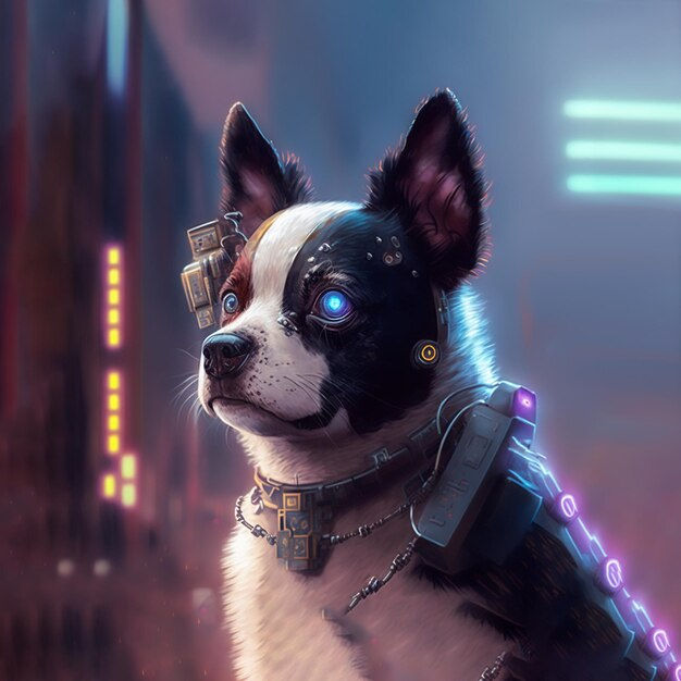 Wallpaper #qa3MMZMBKf019FdaUxGB144 Premium Photo Cute Cyberpunk Rabbit Post Apocalypse Character