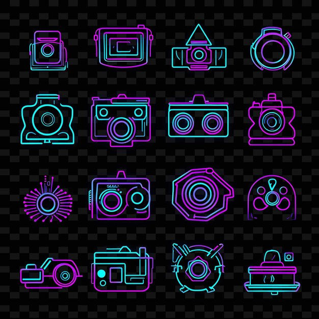 Wallpaper #U7gq25IBJvJKYCmEGfWT358 Premium Psd Creative Neon Line Modern Design Elements for Vibrant and