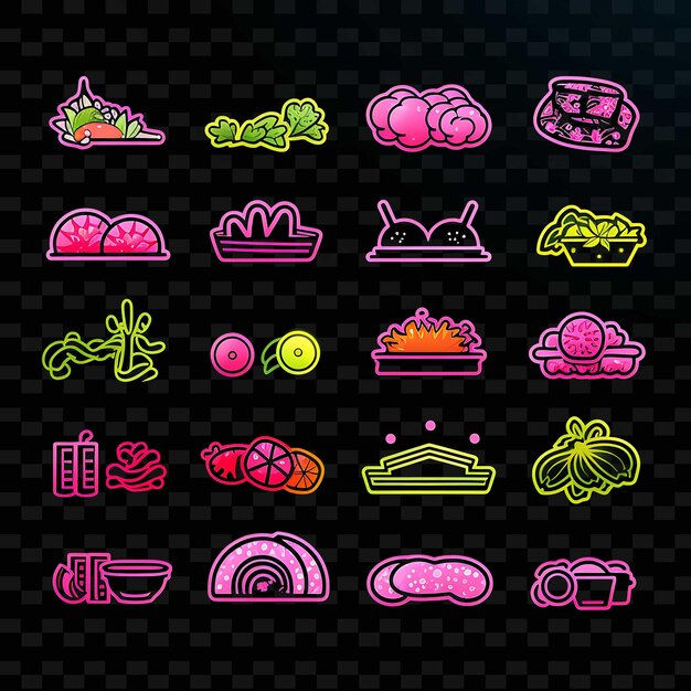 Wallpaper #U7gq25IBJvJKYCmEGfWT380 Premium Psd Creative Neon Line Modern Design Elements for Vibrant and