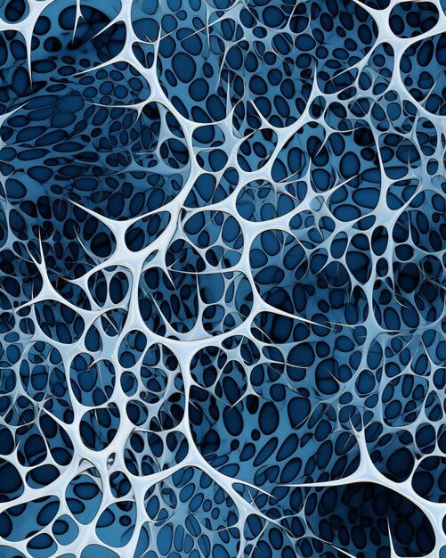 Wallpaper #52dQ-5IBSpphPi3-YpO8363 Premium AI Image a Close Up of a Blue and White Abstract Painting of