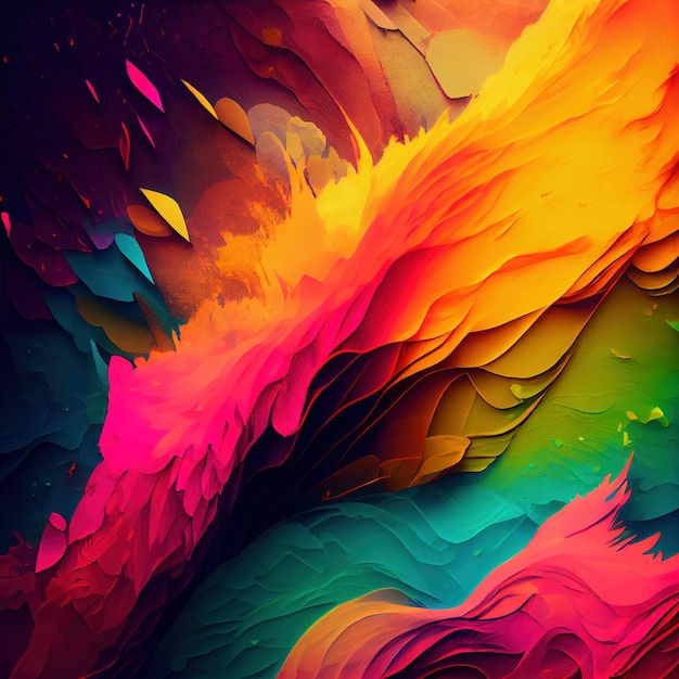 Wallpaper #M9vBYZcBzF5tfotJ3uVO109 Premium Photo Colorful Abstract Background Generative AI
