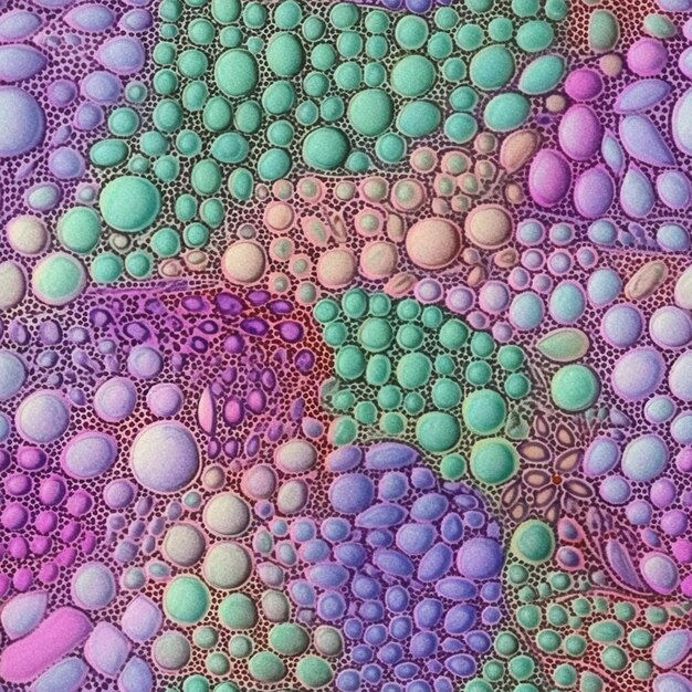 Wallpaper #52dQ-5IBSpphPi3-YpO8258 Premium AI Image a Colorful Abstract Painting of Circles and Dots
