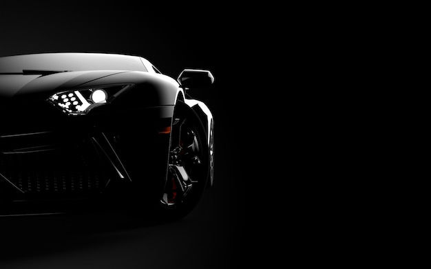 Wallpaper #gGeK55IBSpphPi3-Ajjr287 Premium Photo Front View of a Generic and Brandless Modern Sport Car